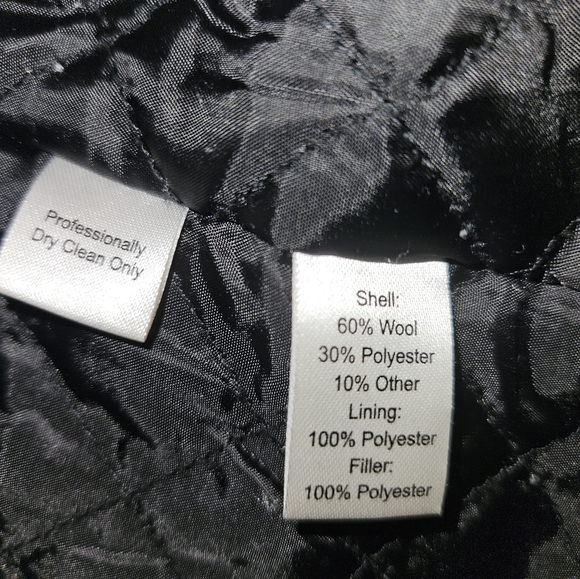 Classy Men's Warehouse Wool Peacoat - M - Picture 5 of 13